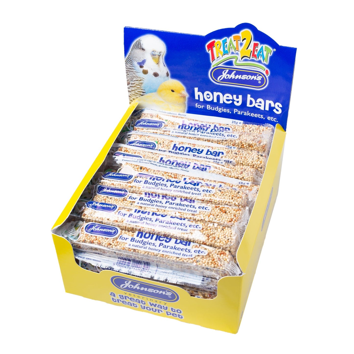 Johnsons Honey Bars for Budgies 35g