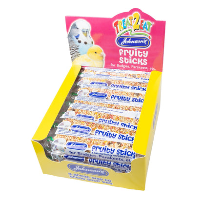 Johnsons Fruity Sticks for Budgies 45g