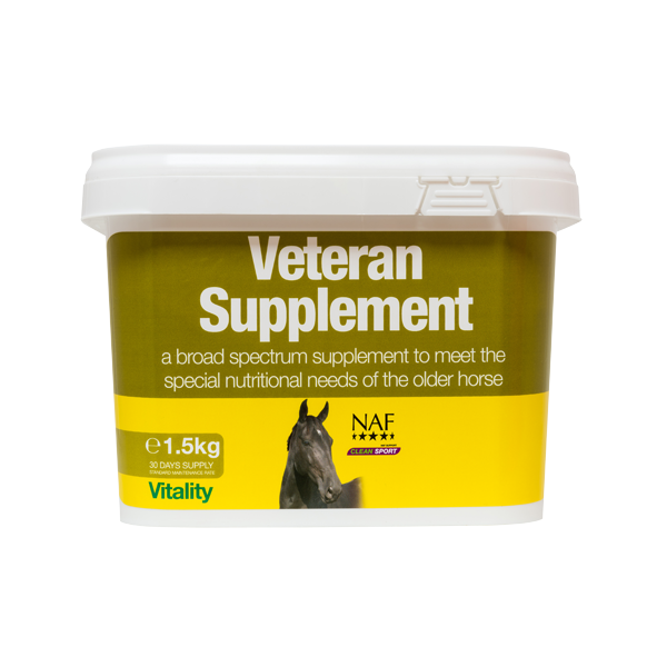 NAF Veteran Supplement Equine Supplements 1.5kg