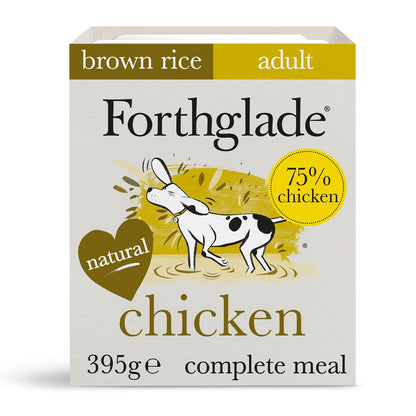 [Clearance Sale] Forthglade Complete Meal Chicken with Brown Rice & Vegetables Natural Wet Dog Food 395g