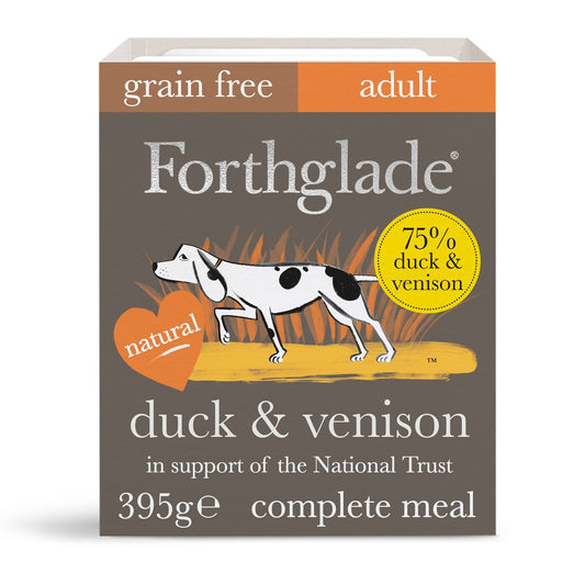 Forthglade National Trust Gourmet Duck & Venison Natural with Green Beans and Apricot Wet Dog Food 395g
