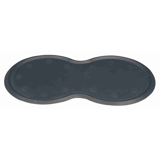 Trixie Place Mat Natural Rubber 45 x 25cm Dark Grey
