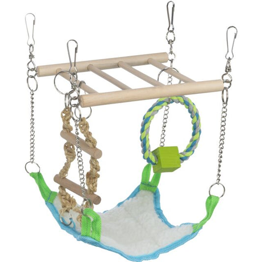 Trixie Suspension Bridge with Hammock for Hamster 17 × 22 × 15 cm