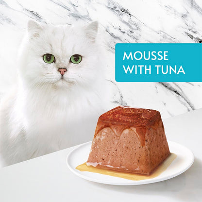[Clearance Sale] Gourmet Adult Revelations Mousse with Tuna Wet Cat Food 4 x 57g