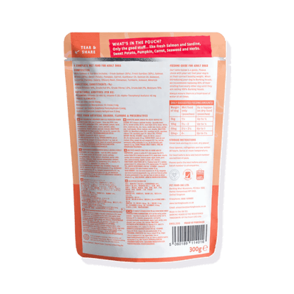Barking Heads Pooched Salmon Adult Wet Dog Food 300g
