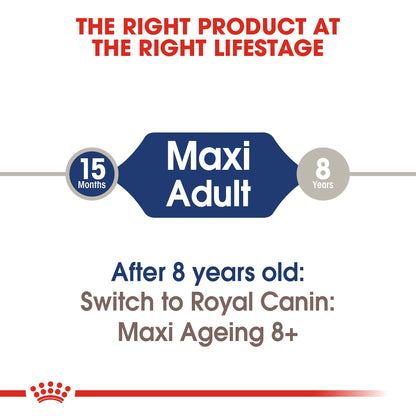 ROYAL CANIN® Maxi Adult in Gravy Wet Dog Food -10x140g