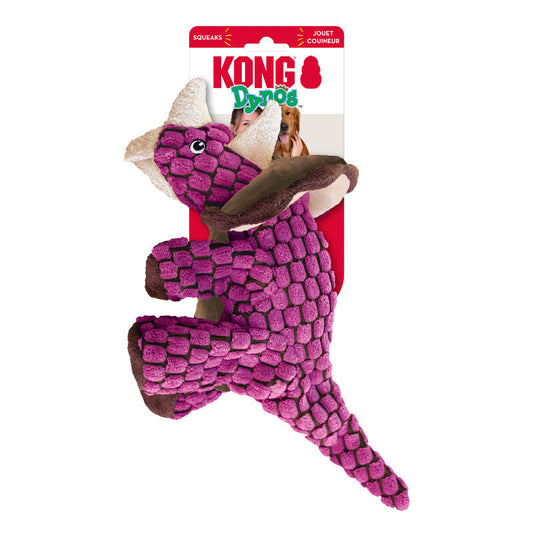 KONG Dynos Triceratops Pink Large