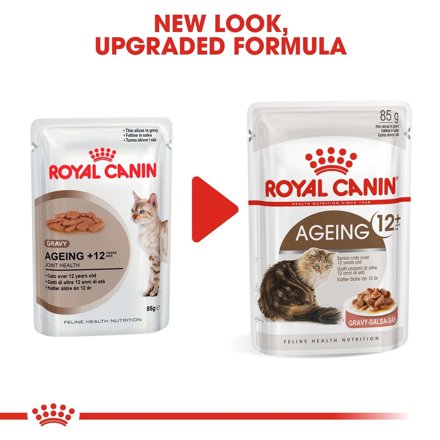 Royal Canin Feline Senior Ageing 12+ in Gravy Wet Cat Food