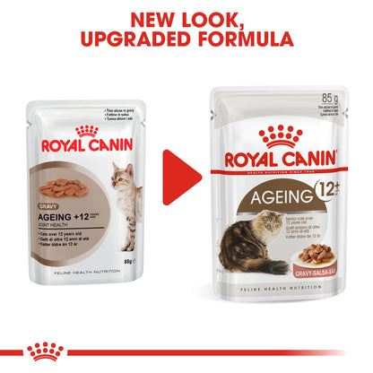 Royal Canin Feline Senior Ageing 12+ in Gravy Wet Cat Food