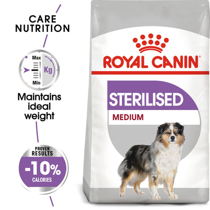 Royal Canin Adult Medium Sterilised Dry Dog Food 12kg