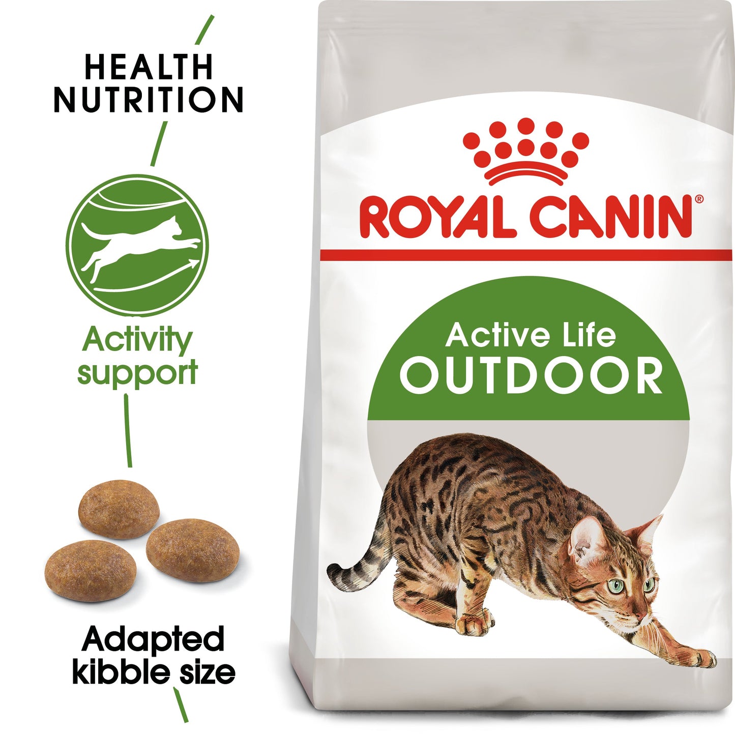 [Clearance Sale] Royal Canin Adult Outdoor Dry Cat Food 400g