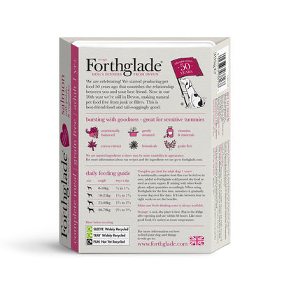 Forthglade Complete Meal Grain Free Salmon with Potato & Vegetables Natural Wet Dog Food 395g