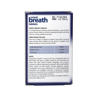 Johnsons Sweet Breath Tablets for Cats & Dogs 30 tablets