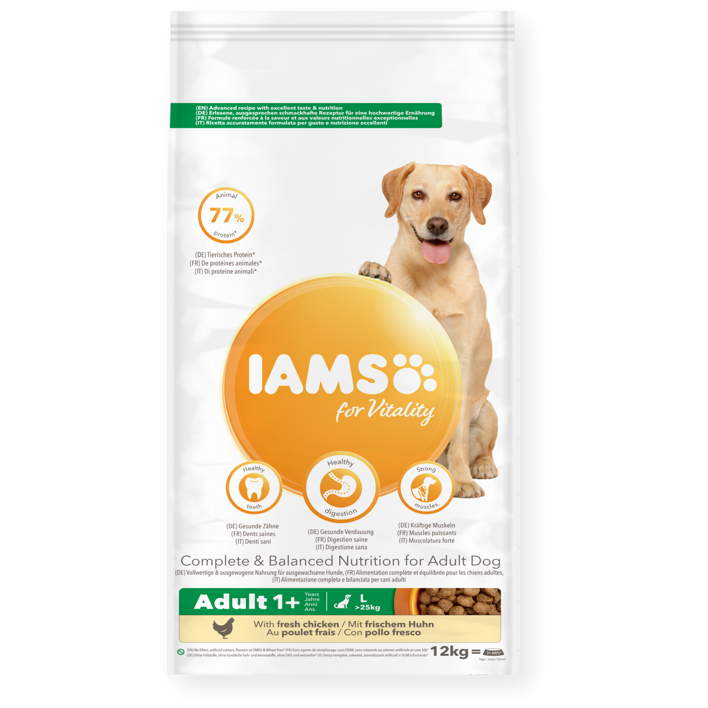 Iams Vitality Adult Large Breed Fresh Chicken Dry Dog Food