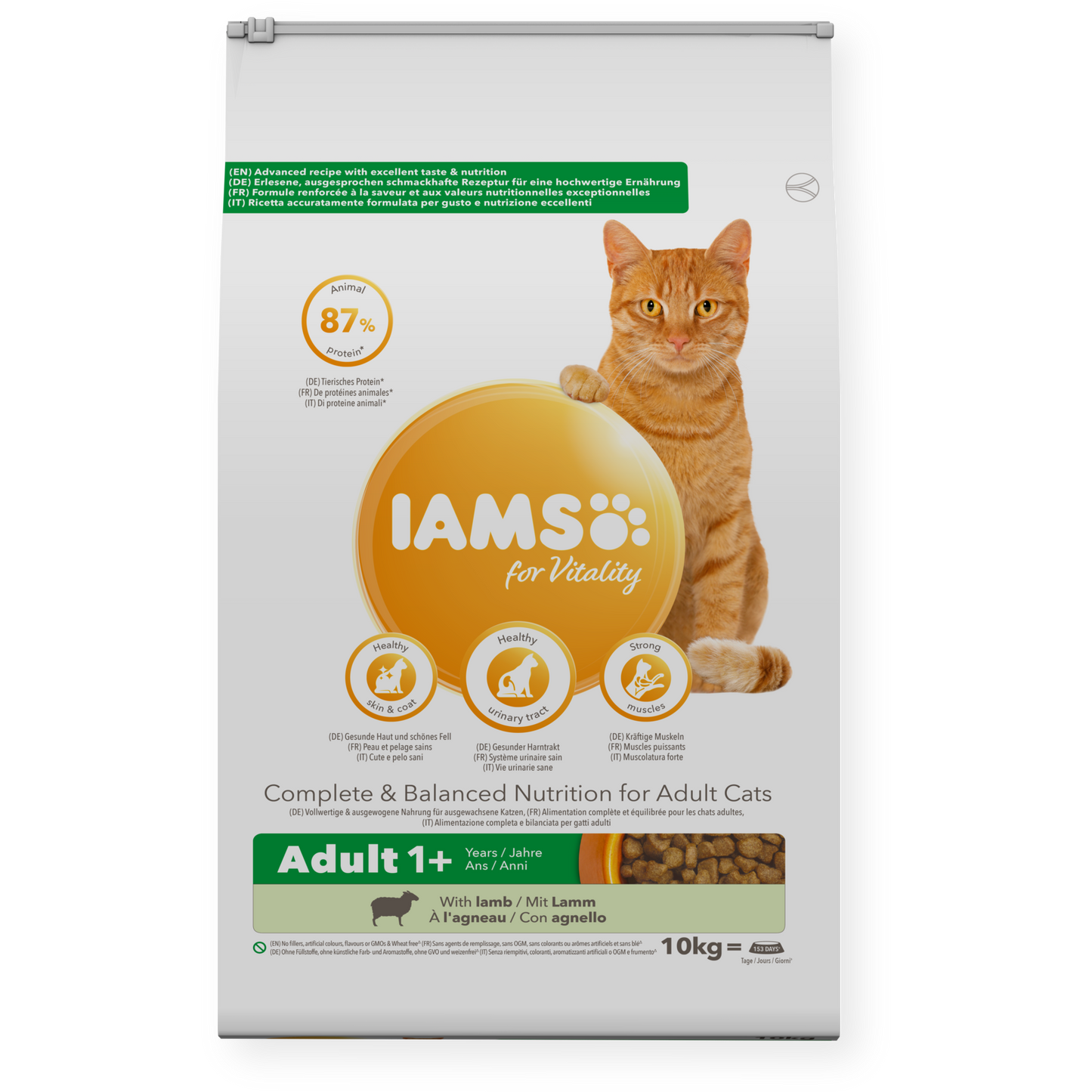 Iams Vitality Adult Lamb Dry Cat Food