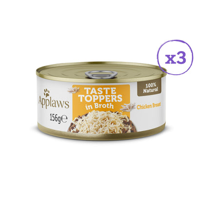 Applaws Taste Toppers Broth Tin Selection Wet Dog Food 8 x 156g