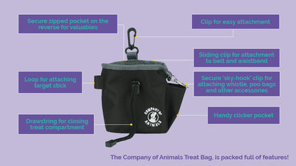 Company Of Animals Dog Treat Bag Purple