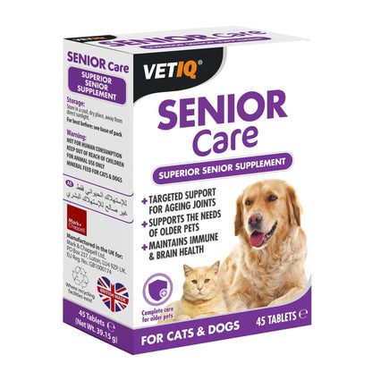 VetIQ Senior Care for Dogs 45 Tablets