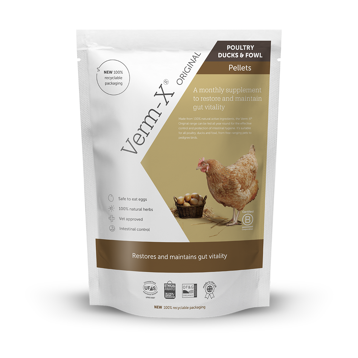 Verm-X Original Pellets for Poultry/Ducks and Fowl