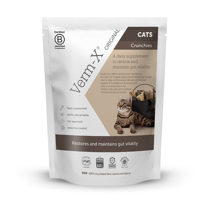 Verm-X Original Crunchies for Cats Treats 60g
