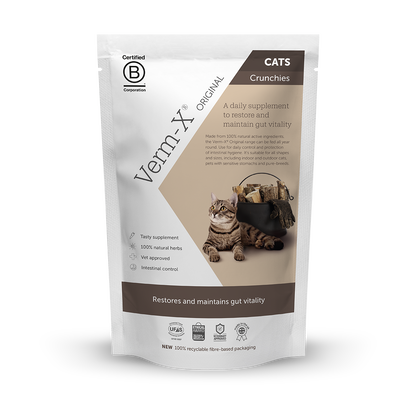 Verm-X Original Crunchies for Cats Treats 60g