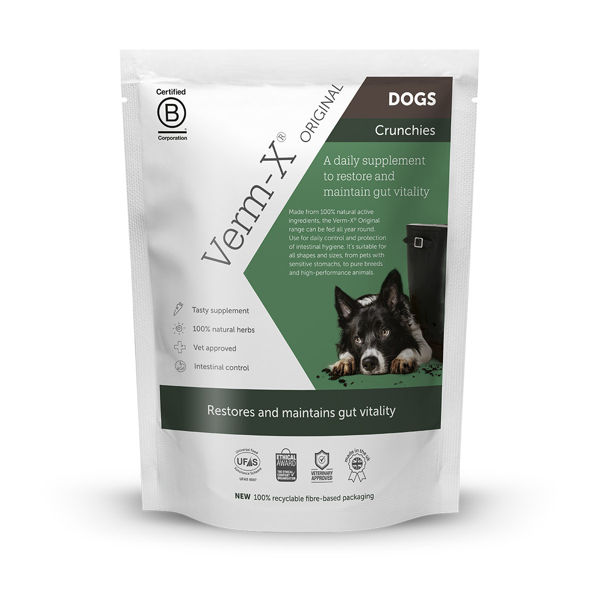 Verm Account Verm-X Original Crunchies for Dogs Treats 100g – VAGGROUP LTD