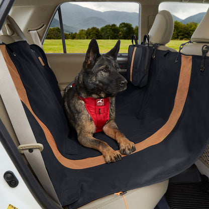 Kurgo Wander Hammock Dog Seat Cover Black