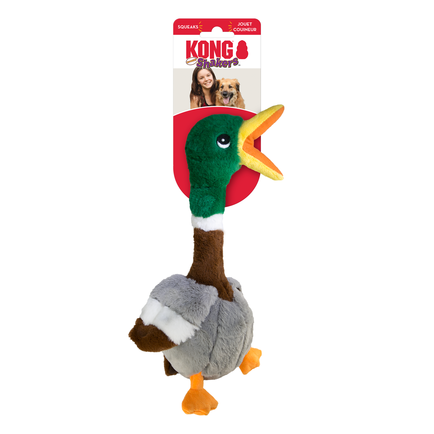 KONG Shakers Honkers Duck for Dog Toys