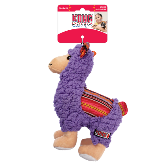 KONG Sherps Llama Dog Toy Medium