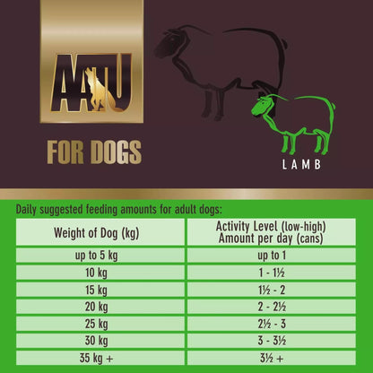 AATU 90/10 Grain Free Lamb Adult Wet Dog Food 400g