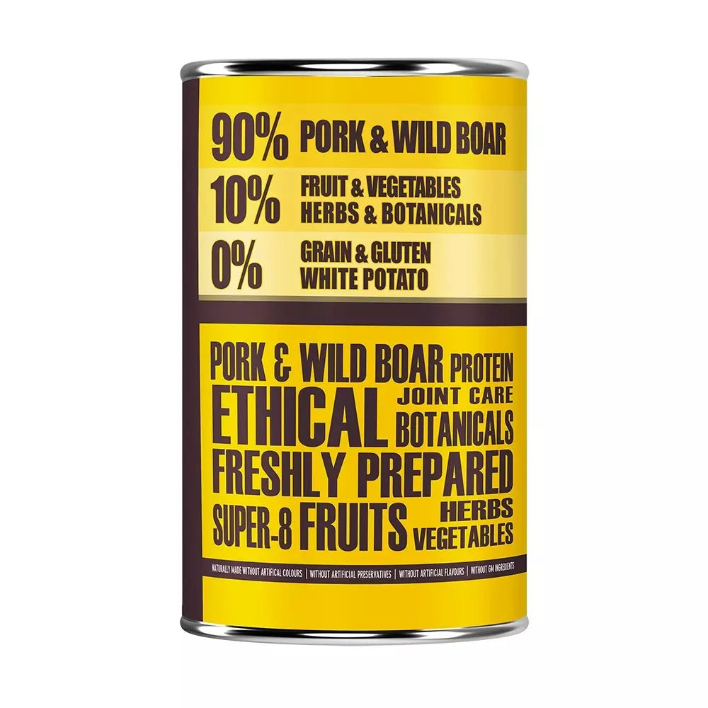 AATU 90/10 Grain Pork & Wild Boar Adult Wet Dog Food 400g