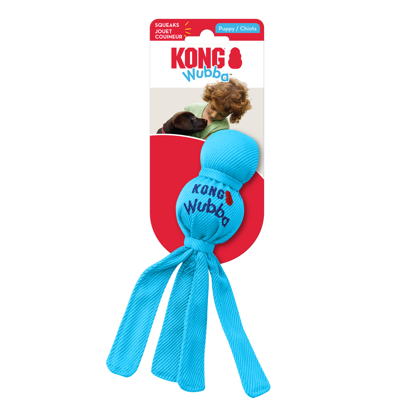 KONG Puppy Wubba Toy Small Assorted Colours