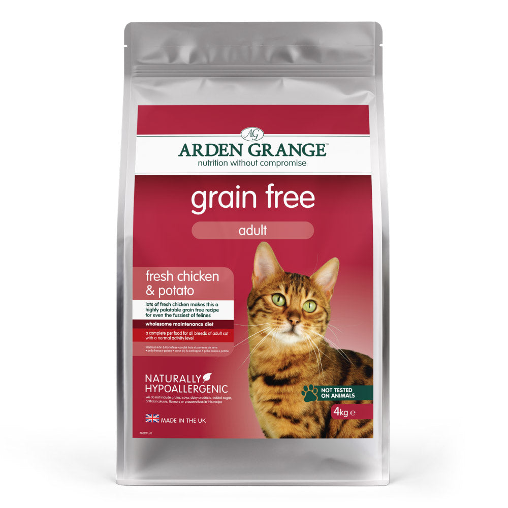 Arden Grange Adult Grain Free Fresh Chicken & Potato Dry Cat Food