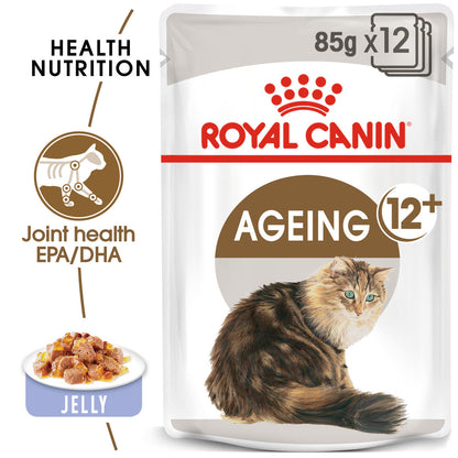 Royal Canin Senior Ageing 12+ Thin Slices In Jelly Wet Cat Food
