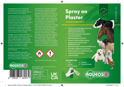 Aqueos Spray on Plaster 200ml