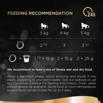 Sheba Classics in Terrine with Chicken Wet Cat Food 85g