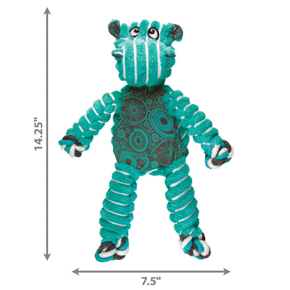 KONG Floppy Knots Hippo Dog Toy Medium/Large