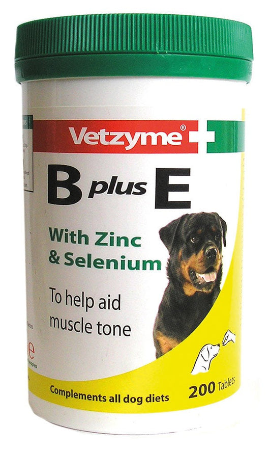 Vetzyme B+E Tablets 200 Tablets