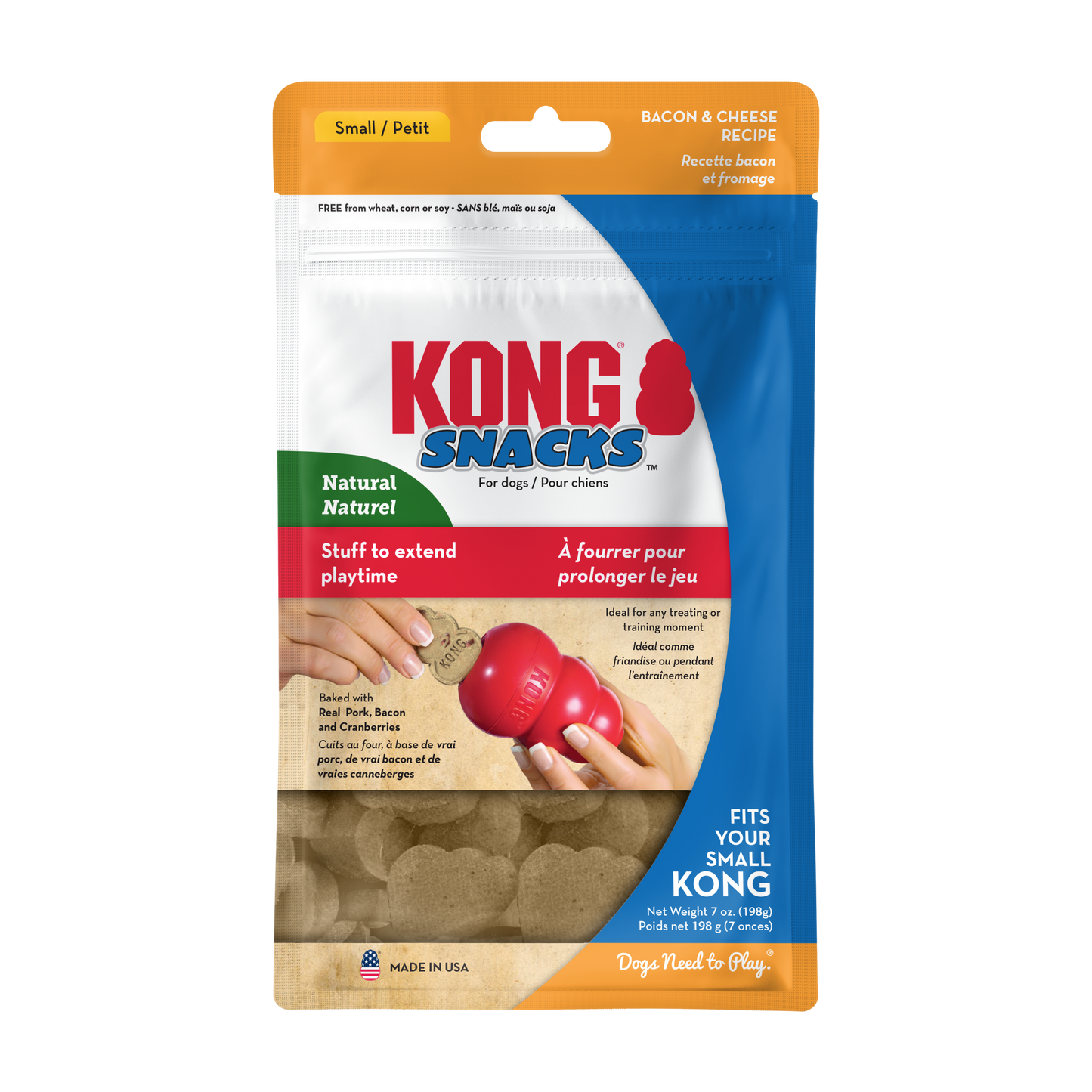 KONG Dog Snacks Bacon & Cheese