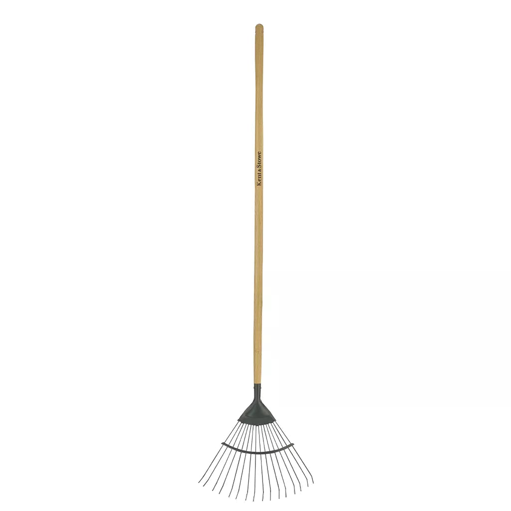 Kent & Stowe Carbon Steel Long Lawn and Leaf Rake