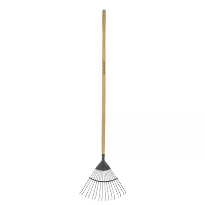 Kent & Stowe Carbon Steel Long Lawn and Leaf Rake