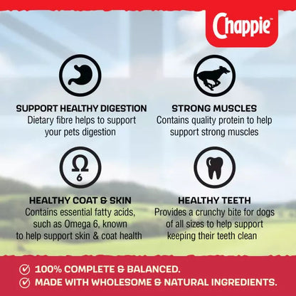 Chappie Complete Beef & Wholegrain Dry Dog Food 15kg
