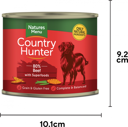 Natures Menu Country Hunter Beef with Superfoods Wet Dog Food