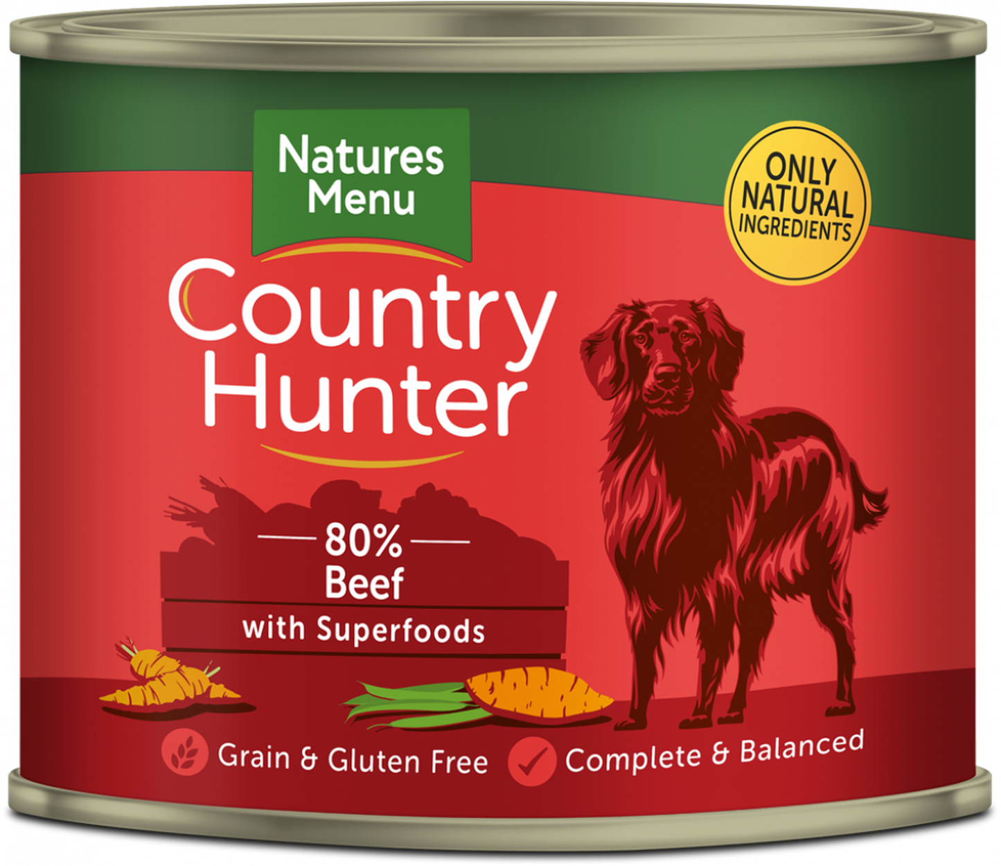 Natures Menu Country Hunter Beef with Superfoods Wet Dog Food