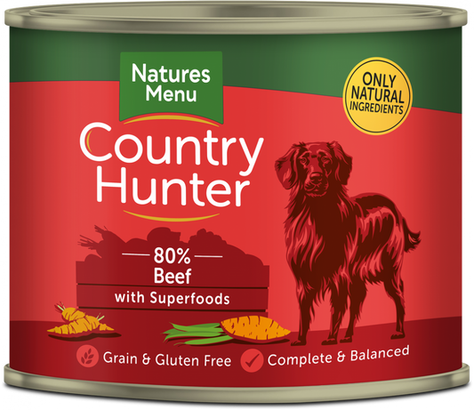 Natures Menu Country Hunter Beef with Superfoods Wet Dog Food