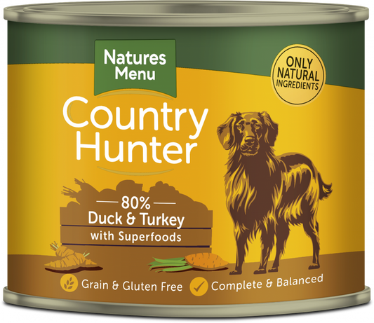 Natures Menu Country Hunter Duck and Turkey with Superfoods