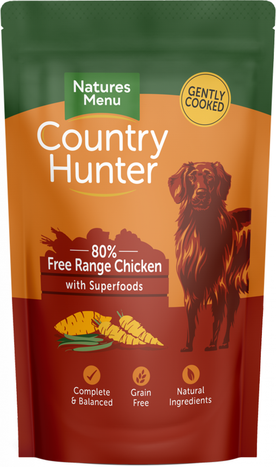 Natures Menu Country Hunter Free Range Chicken Superfood Wet Dog Food