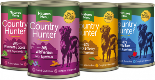 Natures Menu Country Hunter Game Meat Selection 12 x 400g