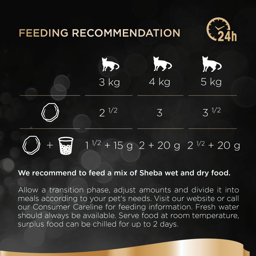 Sheba Fine Flakes in Jelly in Tray with Chicken Wet Cat Food 85g
