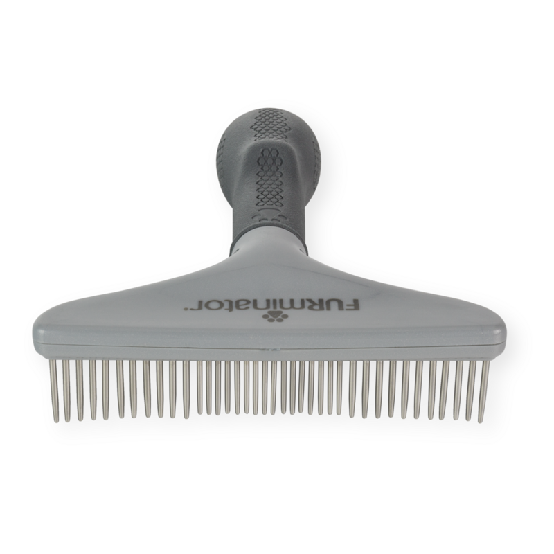 FURminator Grooming Rake for Thick Fur Dog & Cat
